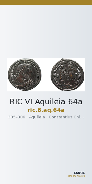 RIC VI Aquileia 64a — CANOA