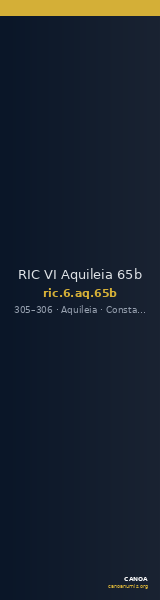 RIC VI Aquileia 65b — CANOA
