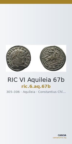 RIC VI Aquileia 67b — CANOA