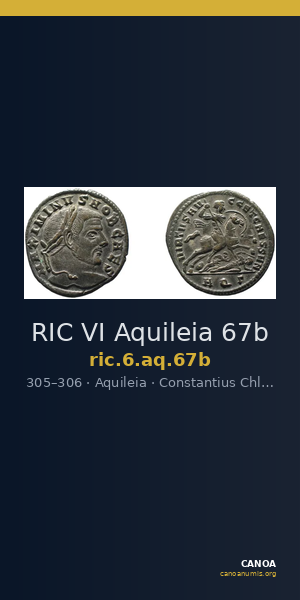 RIC VI Aquileia 67b — CANOA