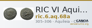 RIC VI Aquileia 68a — CANOA
