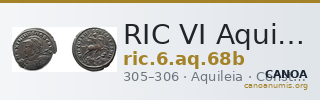 RIC VI Aquileia 68b — CANOA