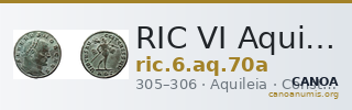 RIC VI Aquileia 70a — CANOA