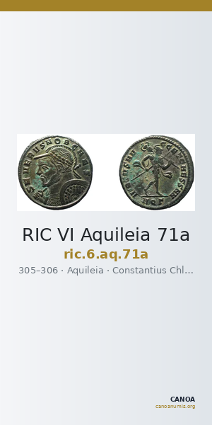 RIC VI Aquileia 71a — CANOA