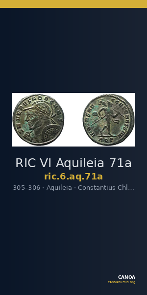 RIC VI Aquileia 71a — CANOA