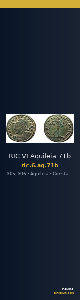 RIC VI Aquileia 71b — CANOA