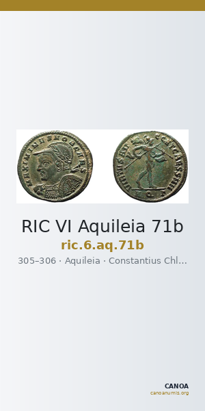 RIC VI Aquileia 71b — CANOA
