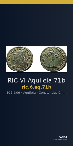 RIC VI Aquileia 71b — CANOA