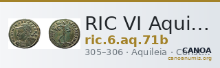 RIC VI Aquileia 71b — CANOA