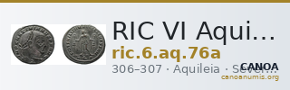 RIC VI Aquileia 76a — CANOA