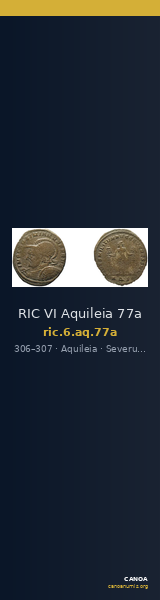 RIC VI Aquileia 77a — CANOA