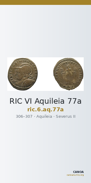 RIC VI Aquileia 77a — CANOA