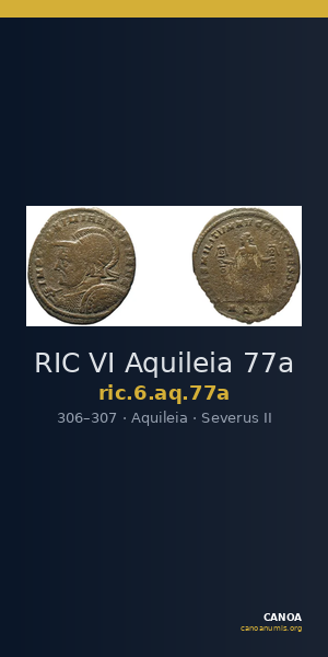 RIC VI Aquileia 77a — CANOA