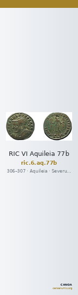 RIC VI Aquileia 77b — CANOA