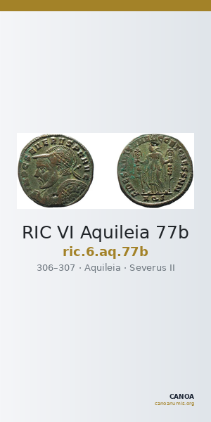 RIC VI Aquileia 77b — CANOA