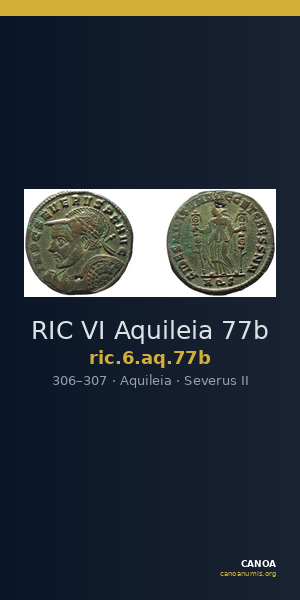 RIC VI Aquileia 77b — CANOA