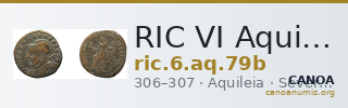 RIC VI Aquileia 79b — CANOA