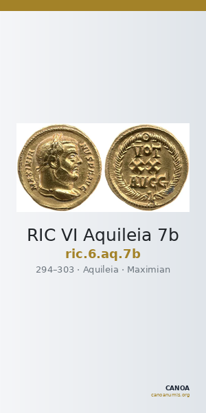 RIC VI Aquileia 7b — CANOA