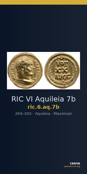 RIC VI Aquileia 7b — CANOA