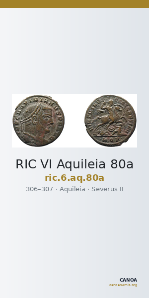 RIC VI Aquileia 80a — CANOA