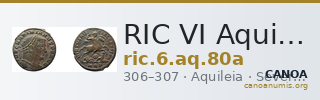 RIC VI Aquileia 80a — CANOA