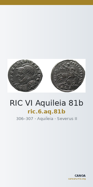 RIC VI Aquileia 81b — CANOA