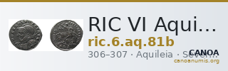 RIC VI Aquileia 81b — CANOA
