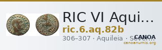 RIC VI Aquileia 82b — CANOA