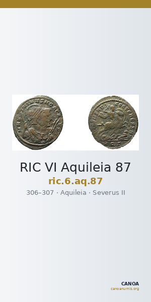 RIC VI Aquileia 87 — CANOA