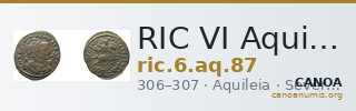 RIC VI Aquileia 87 — CANOA
