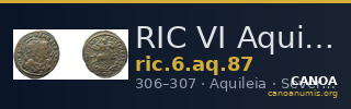 RIC VI Aquileia 87 — CANOA