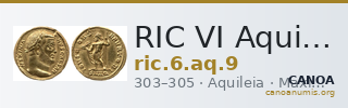 RIC VI Aquileia 9 — CANOA