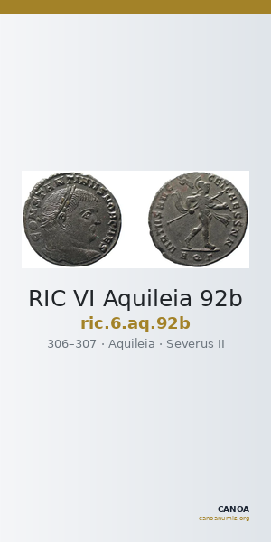 RIC VI Aquileia 92b — CANOA