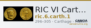 RIC VI Carthage 1 — CANOA