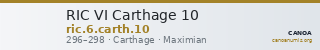 RIC VI Carthage 10 — CANOA
