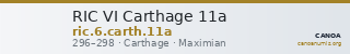 RIC VI Carthage 11a — CANOA