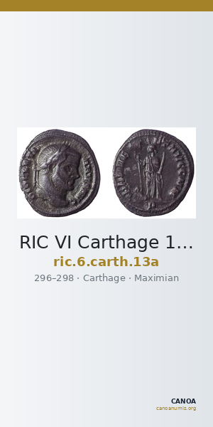 RIC VI Carthage 13a — CANOA