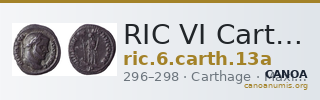 RIC VI Carthage 13a — CANOA