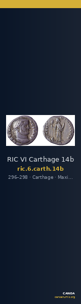 RIC VI Carthage 14b — CANOA