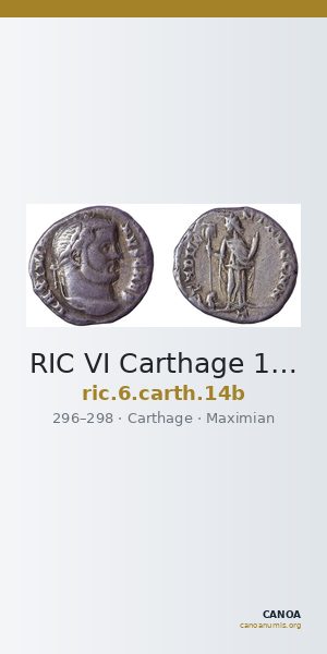 RIC VI Carthage 14b — CANOA