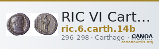 RIC VI Carthage 14b — CANOA
