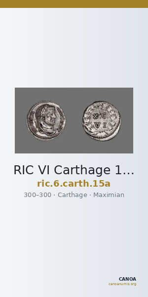 RIC VI Carthage 15a — CANOA