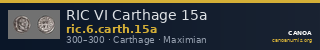RIC VI Carthage 15a — CANOA