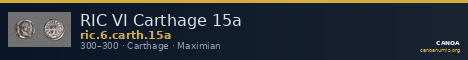 RIC VI Carthage 15a — CANOA