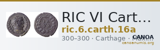 RIC VI Carthage 16a — CANOA