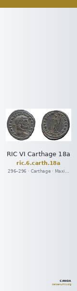 RIC VI Carthage 18a — CANOA