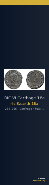 RIC VI Carthage 18a — CANOA