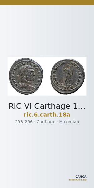 RIC VI Carthage 18a — CANOA