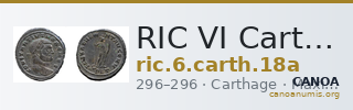 RIC VI Carthage 18a — CANOA