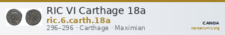 RIC VI Carthage 18a — CANOA